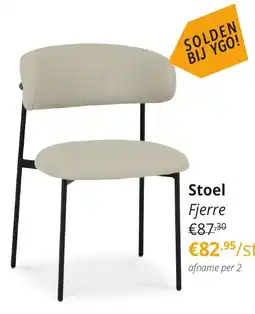 YGO Stoel Fjerre aanbieding