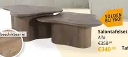 YGO Salontafelset Ailo aanbieding