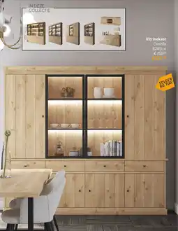 YGO Vitrinekast Castello aanbieding