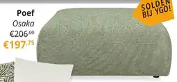 YGO Poef Osaka aanbieding