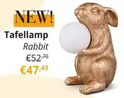 YGO Tafellamp Rabbit aanbieding