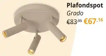 YGO Plafondspot Grado aanbieding