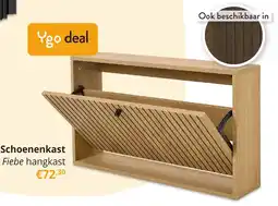 YGO Schoenenkast Fiebe hangkast aanbieding