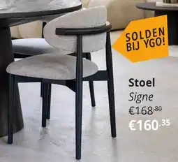 YGO Stoel Signe aanbieding