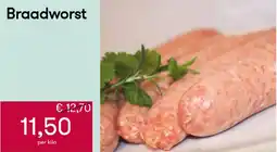 Peltri Braadworst aanbieding