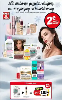 Kruidvat Alle make-up, gezichtsreiniging en verzorging en haarkleuring aanbieding