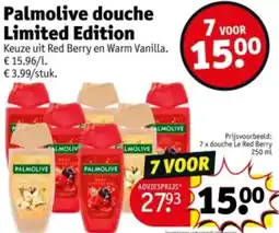 Kruidvat Palmolive douche Limited Edition aanbieding