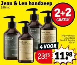 Kruidvat Jean & Len Handzeep aanbieding