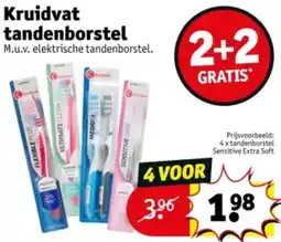Kruidvat Kruidvat tandenborstel aanbieding