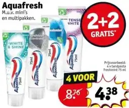 Kruidvat Aquafresh aanbieding