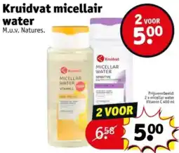 Kruidvat Kruidvat micellair water aanbieding