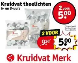 Kruidvat Kruidvat theelichten aanbieding