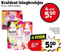 Kruidvat Kruidvat Inlegkruisjes aanbieding
