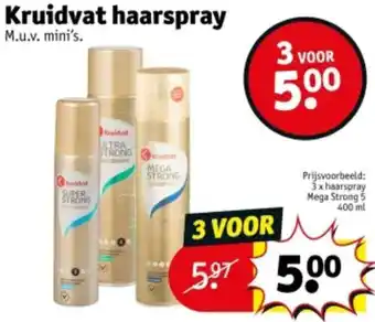 Kruidvat Kruidvat Haarspray aanbieding
