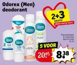 Kruidvat Odorex Men Deodorant aanbieding