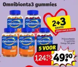 Kruidvat Omnibionta3 gummies aanbieding