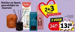 Kruidvat Bolsius en Spaas Geurstokjes en Kaarsen aanbieding