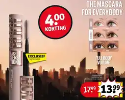 Kruidvat The Mascara for Everybody aanbieding