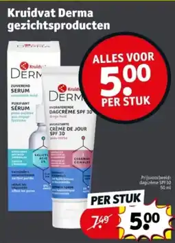 Kruidvat Kruidvat Derma Gezichtsproducten aanbieding