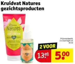 Kruidvat Kruidvat Natures gezichtsproducten aanbieding