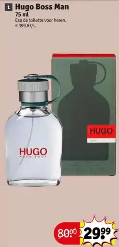 Kruidvat Hugo Boss Man aanbieding