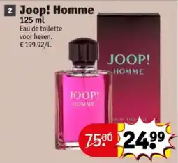 Kruidvat Joop! Homme aanbieding