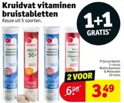 Kruidvat Kruidvat vitaminen bruistabletten aanbieding