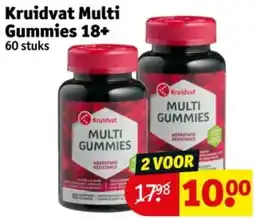 Kruidvat Kruidvat Multi Gummies 18+ aanbieding