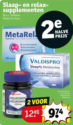 Kruidvat Slaap en Relax Supplementen aanbieding