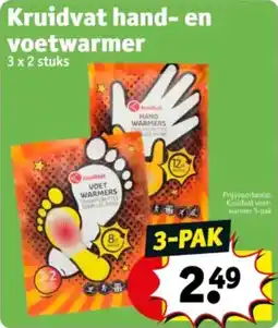 Kruidvat Kruidvat Hand en Voetwarmer aanbieding