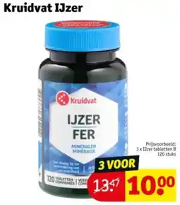 Kruidvat Kruidvat IJzer aanbieding