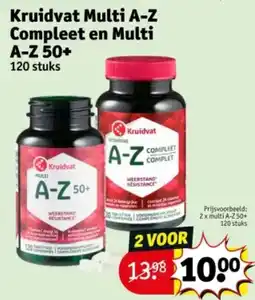 Kruidvat Kruidvat Multi A-Z Compleet en Multi A-Z 50+ aanbieding