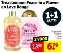 Kruidvat Treaclemoon Peace in a Flower en Love Rouge aanbieding