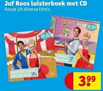 Juf roos luisterboek met cd