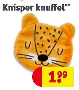 Kruidvat Knisper knuffel aanbieding