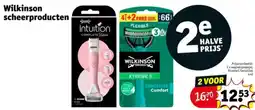 Kruidvat Wilkinson scheerproducten aanbieding