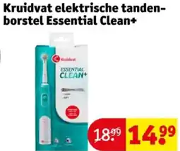 Kruidvat Kruidvat elektrische tandenborstel Essential Clean+ aanbieding