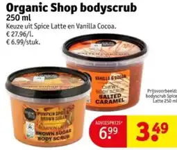 Kruidvat Organic Shop bodyscrub aanbieding