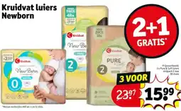 Kruidvat Kruidvat luiers Newborn aanbieding