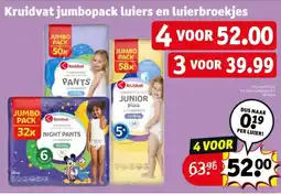 Kruidvat Kruidvat jumbopack luiers en luierbroekjes aanbieding