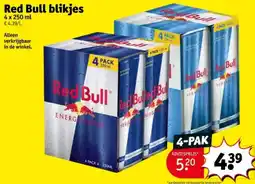 Kruidvat Red Bull blikjes aanbieding