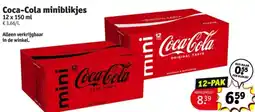 Kruidvat Coca-Cola miniblikjes aanbieding