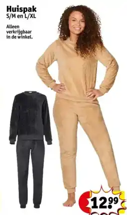 Kruidvat Huispak S/M en L/XL aanbieding