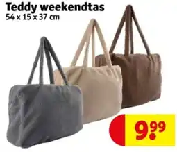 Kruidvat Teddy weekendtas aanbieding