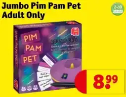 Kruidvat Jumbo Pim Pam Pet Adult Only aanbieding
