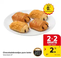 Carrefour Market Chocoladebroodjes pure boter aanbieding