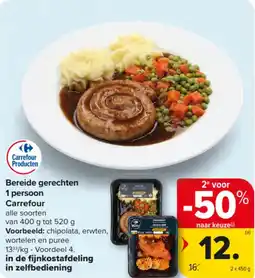 Carrefour Market Bereide gerechten aanbieding