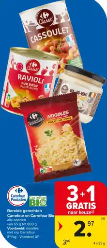 Carrefour Market Bereide gerechten aanbieding