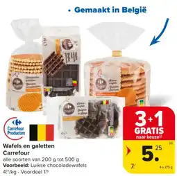 Carrefour Market Wafels en galetten aanbieding