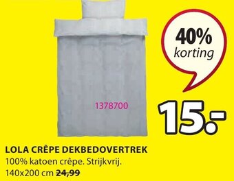 Lola Crepe Dekbedovertrek